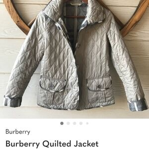Burberry Quilted Tan Jacket